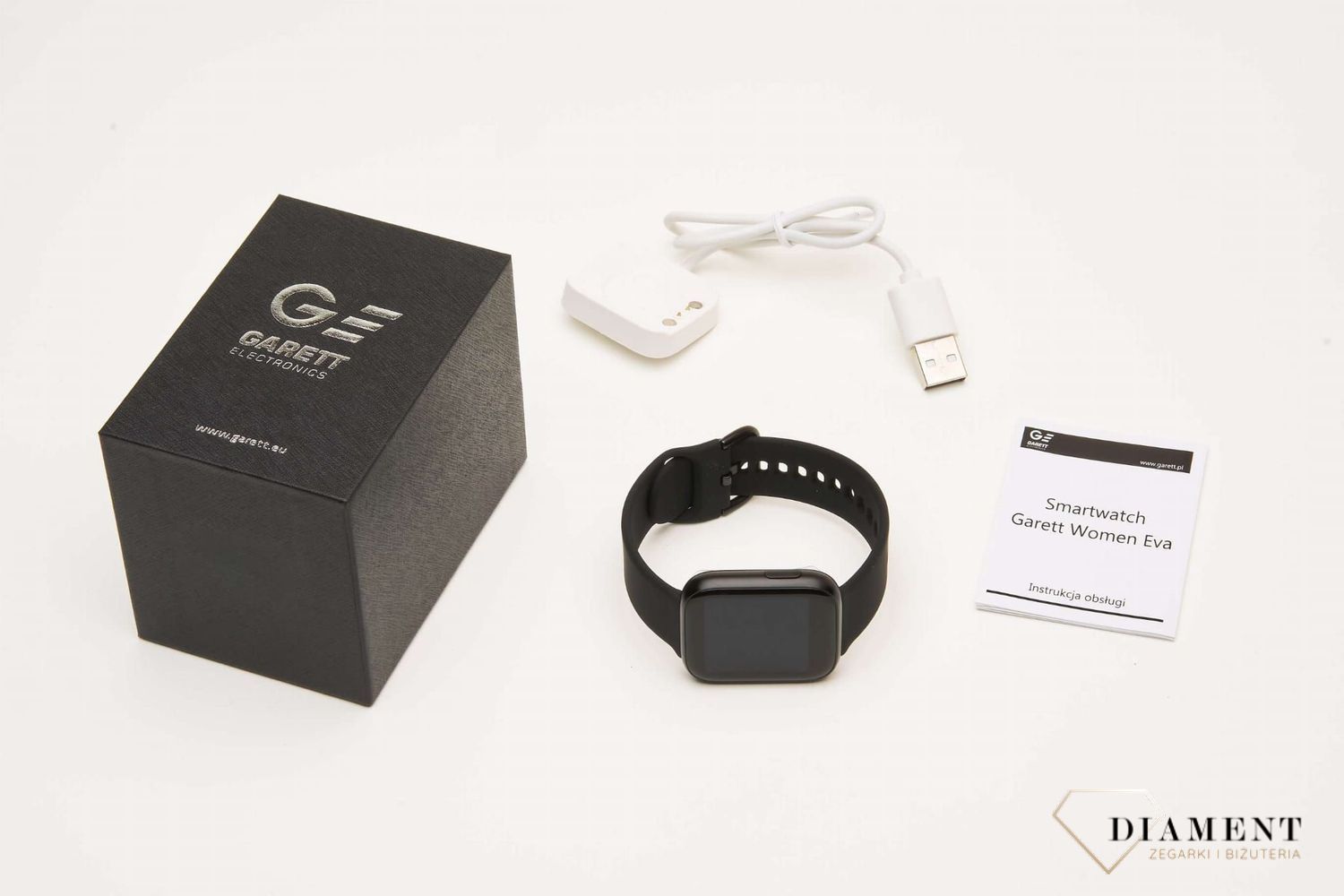 Smartwatch damski Garett Women Eva Czarny (4).jpg